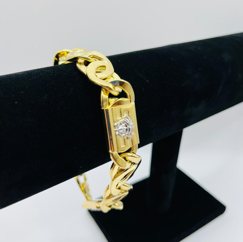 PULSERA MEDUSA BICOLOR 15MM (2)