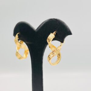 Pendientes infinito greca huecos