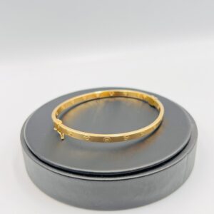 Pulsera tipo cartier tornillo hueca