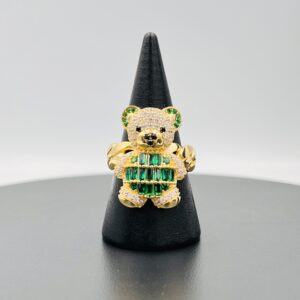 Anillo oso verde