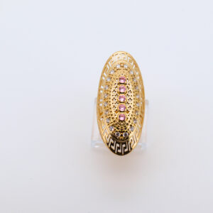 Lanzadera greca piedras rosas