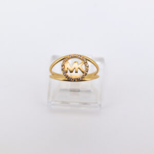 Anillo MK con circonitas