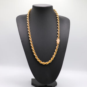 Cordón salomónico con cierre de circonitas