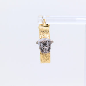 PENDIENTES ARO ARENADO MEDUSA BICOLOR