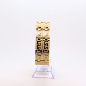 PULSERA DISEÑO GRECA MEDUSA DOBLE SEMIUECA