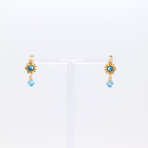 PENDIENTES CORAL AZUL