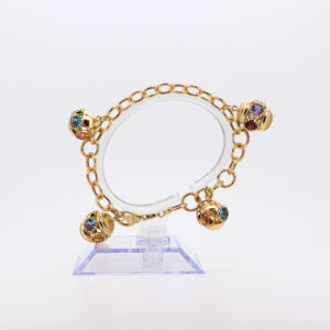 PULSERA FAROLES CON CIRCONITAS