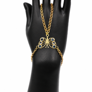 Pulsera manita mariposa mediana circonitas
